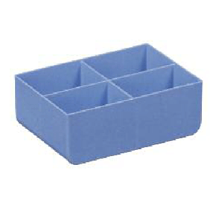 Bac plastique compartiment USN16