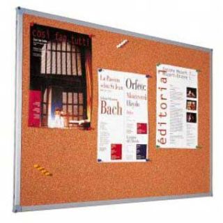 Tableau liège aggloméré 90 x 120 cm cadre PVC
