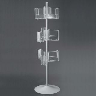 Présentoir étoile A5 fond gris