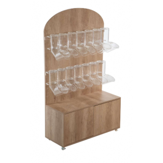 Meuble 16 coffrets ALIM9916BOIS