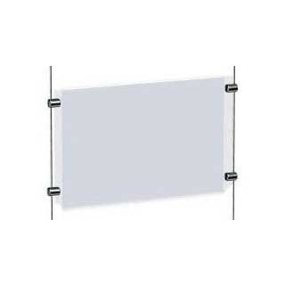 Porte visuel plexiglas A4 horizontal 3 mm