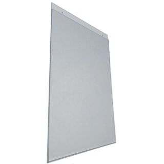 Porte visuel mural plexiglas A5 Vertical prépercé