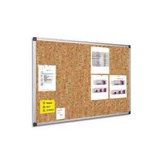 Tableau liège décoratif 90 x 120 cm cadre alu