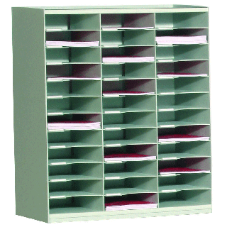 Trieur à cases superposable gris 36CS