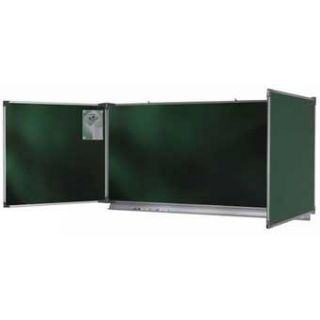Tableau NF 120 x 400 cm triptyque émaillé vert