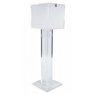 Urne plexiglas sur pied PLXIED en plexiglas transparent