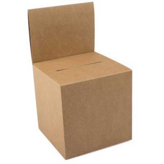 Urne carton vierge KRAFT15