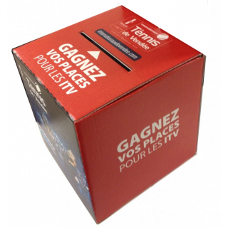 Urne carton personnalisée 15 x 15 x 15 cm