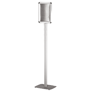 Porte visuel A4 sur pied VRTIA4 en mode vertical