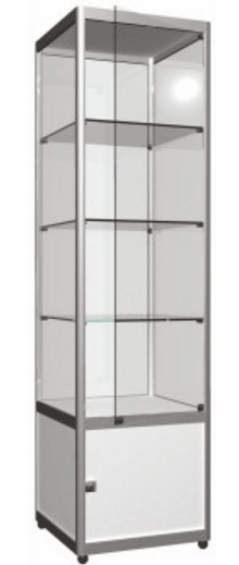 Vitrine Colonne avec rangement en bas en vente chez P&P