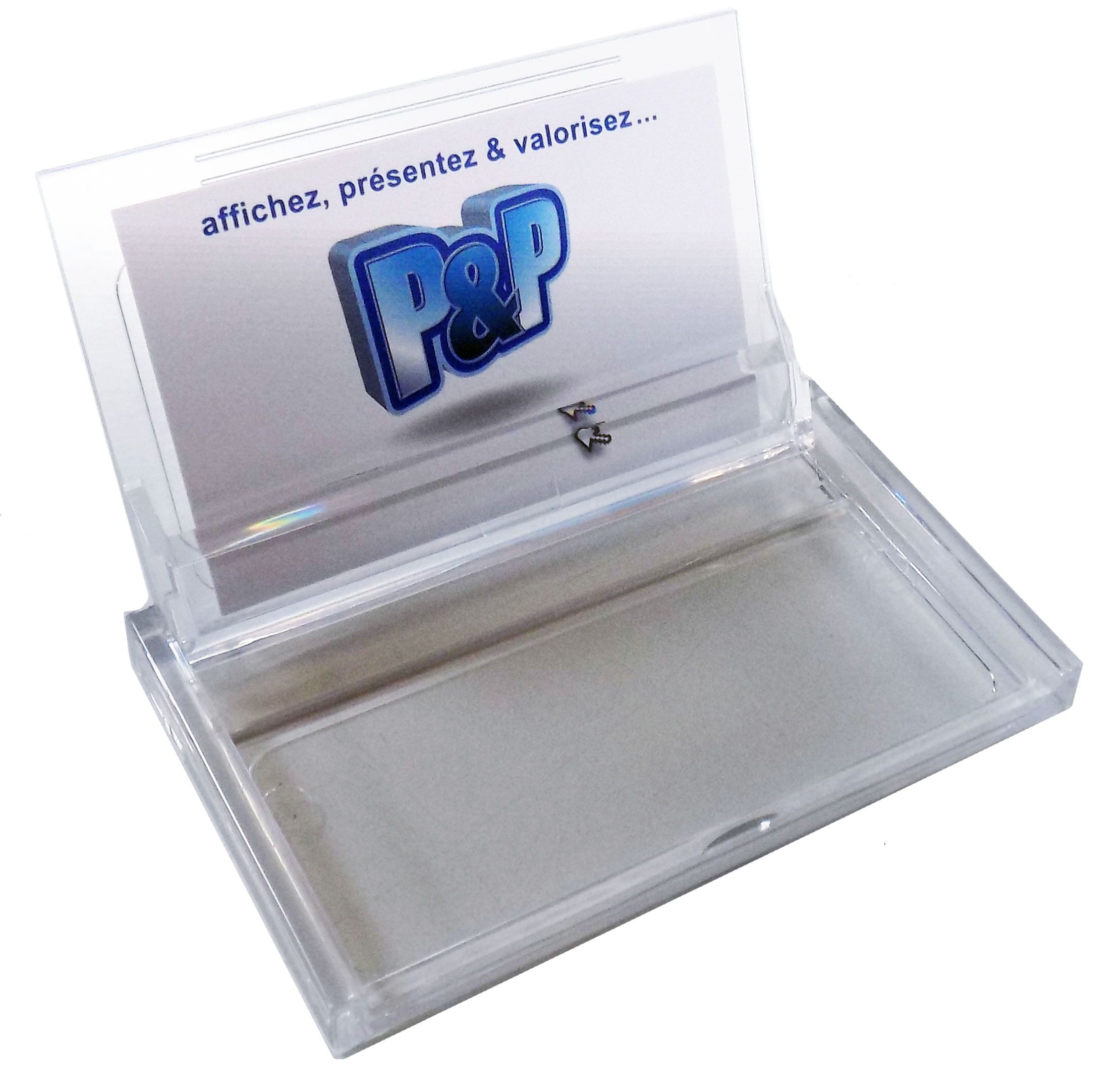 Range carte de visite en plexigals en vente chez P&P