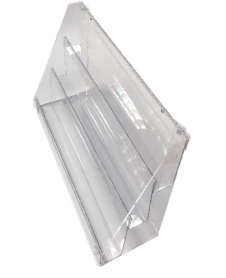 Présentoir de comptoir TRIO500 vue de coté